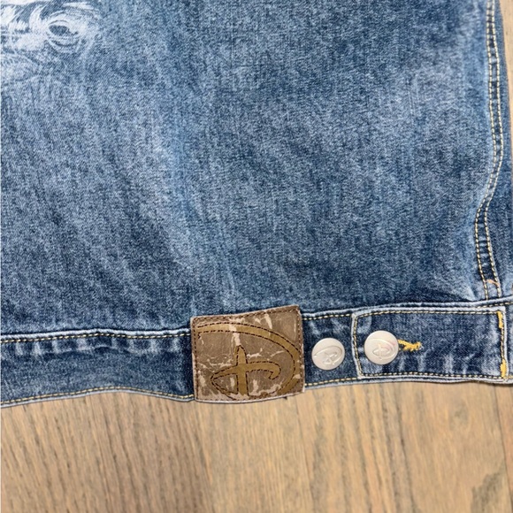 Vintage Disney Jack Skellington Nightmare Before Christmas Denim Jean Jacket XL - Picture 2 of 7